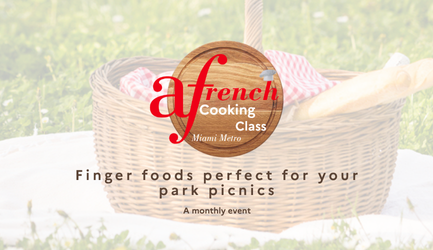French Cooking Class - Picnic for the Park or the Boat | Apr 16th