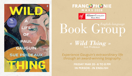 AFMM English Language Book Group | Wild Thing · Sue Prideaux
