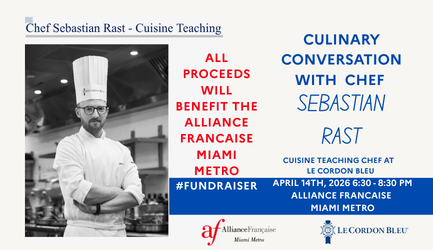 Conversation with Chef Sebastian Rast from Le Cordon Bleu | April 14th